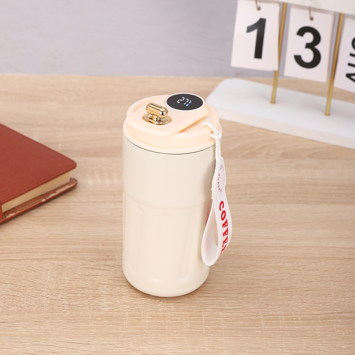 Smart Digital Temperature Bottle β 450ml Insulated Coffee Mug | Hot & Cold Thermos