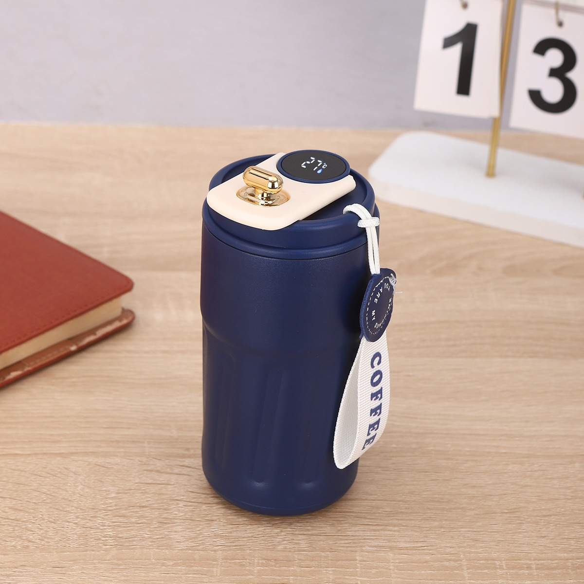 Smart Digital Temperature Bottle β 450ml Insulated Coffee Mug | Hot & Cold Thermos