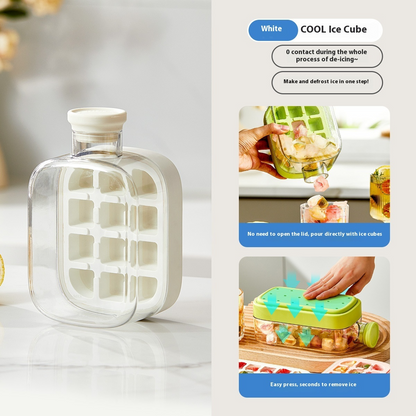 One-Click Molding Cooling Cup,Instant Ice Maker,Zero-Contact Design, Curling Mold, Portable & Stylish Chilled Drink