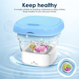 Semi-automatic Mini Folding Washing Machine