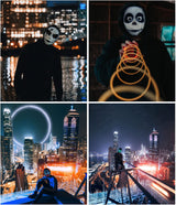 Face Transforming LED Mask with App Controlled - Programmable LED Halloween Mask