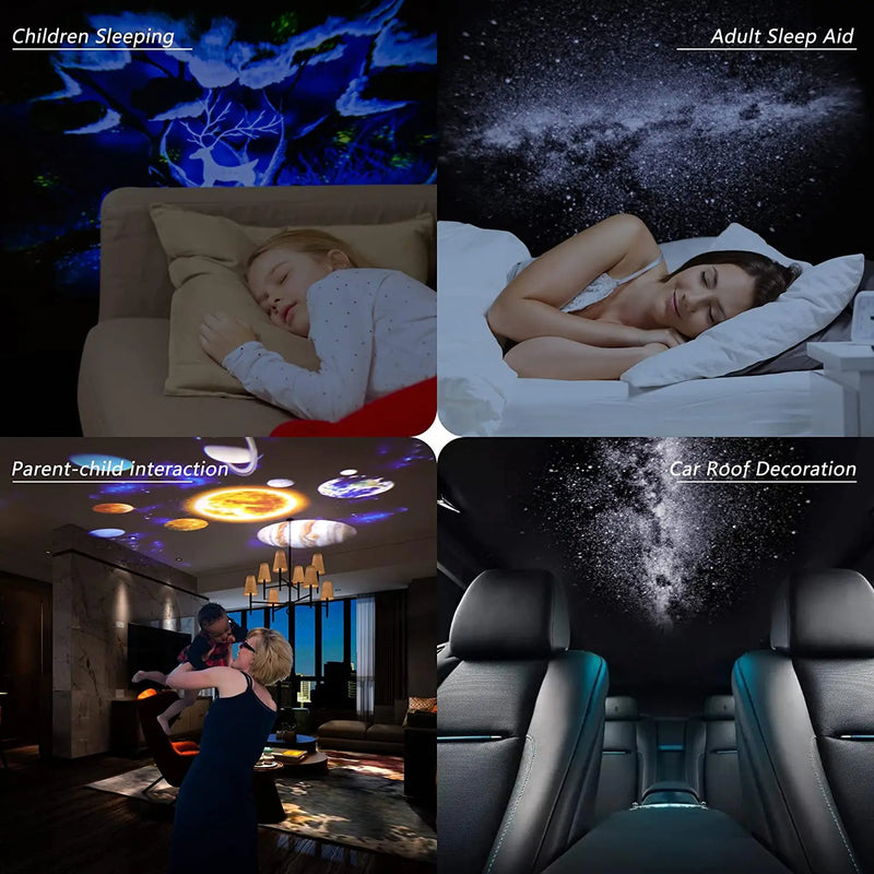 Night Light Galaxy Projector Starry Sky Projector 360° Rotate