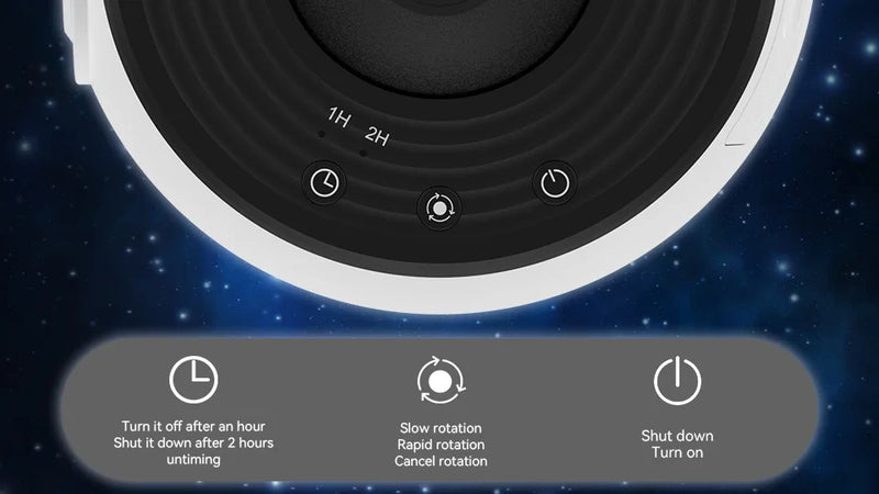 Night Light Galaxy Projector Starry Sky Projector 360° Rotate