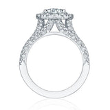 Huitan Trendy Brilliant Cubic Zirconia Engagement Ring