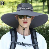 Breathable UPF 50 Fishing Sun Hat for Men & Women