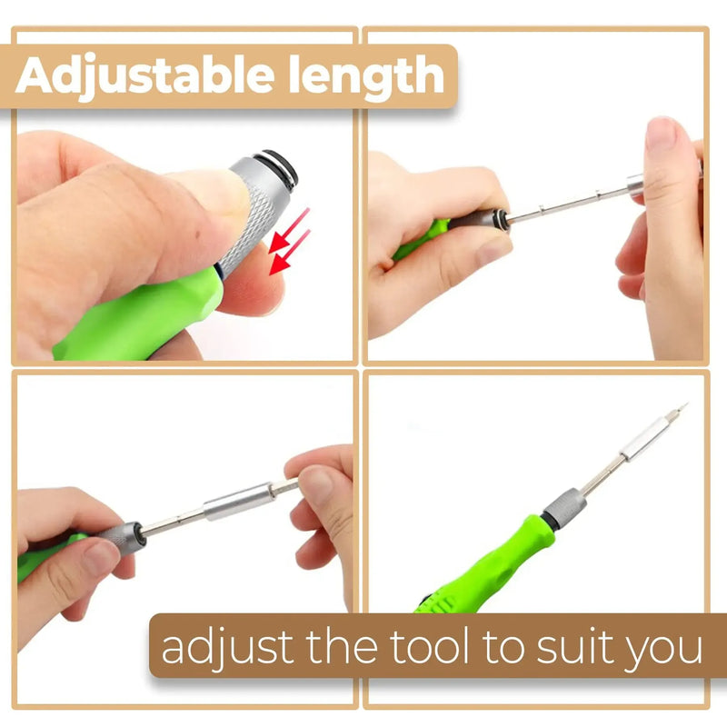Mini 32-in-1 Precision Screwdriver Set Magnetic Phillips Bits Multifunctional Hand Repair Tool Kit