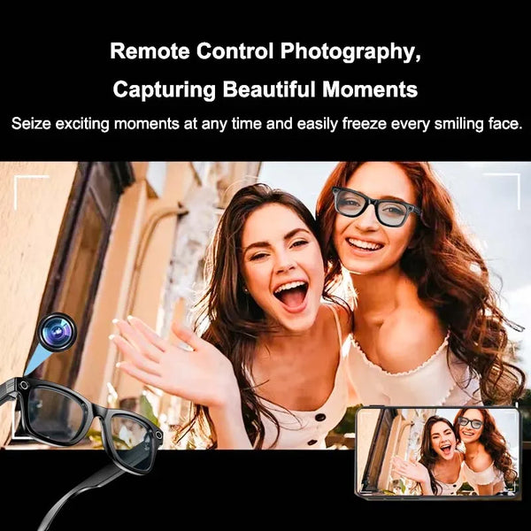 🕶️ Smart Glasses with Camera | AI-Powered Multifunction Wearable📸 Video & Photo Recording | 🎧 Bluetooth Calling | 🌐 AI Voice Translation | 💦 IP65 Waterproof