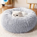 Super Soft Plush Cat & Dog Bed – Warm Nest, Cushion Basket, Ideal for Pets