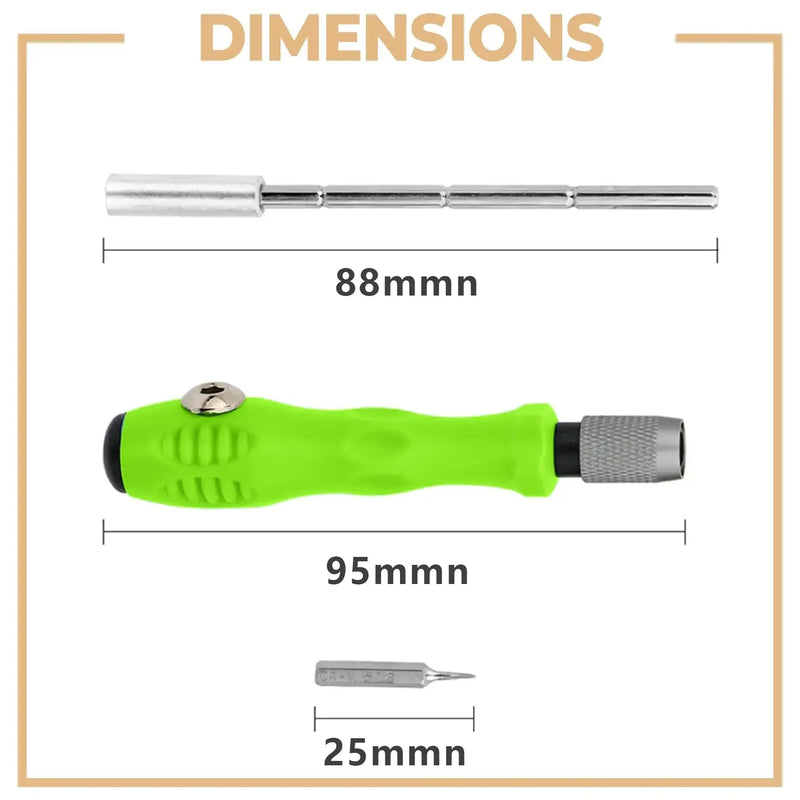 Mini 32-in-1 Precision Screwdriver Set Magnetic Phillips Bits Multifunctional Hand Repair Tool Kit