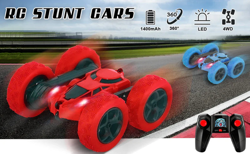 RC Stunt Car: 360° Flip, Double-Sided