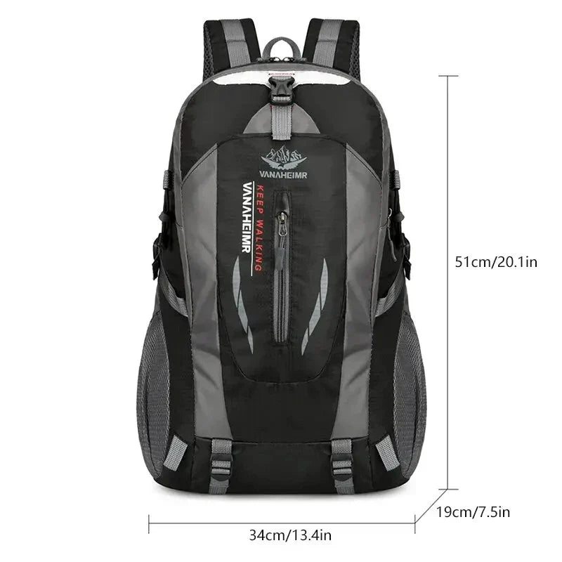 40L Outdoor Waterproof Large Capacity Hiking Backpack