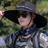 Breathable UPF 50 Fishing Sun Hat for Men & Women