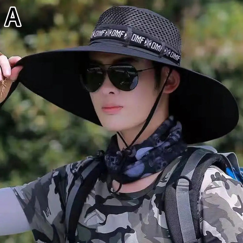 Breathable UPF 50 Fishing Sun Hat for Men & Women