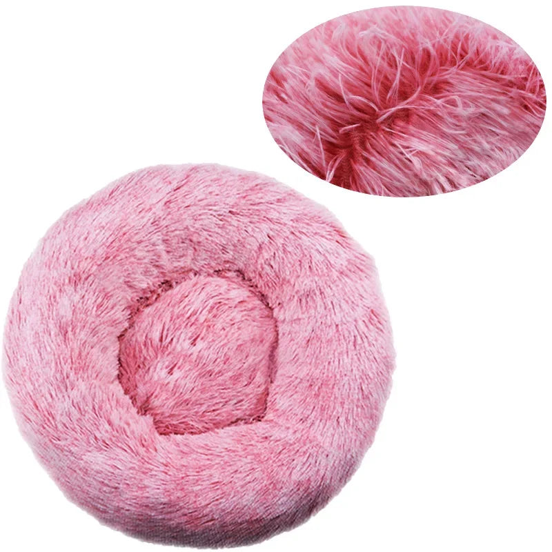 Super Soft Plush Cat & Dog Bed – Warm Nest, Cushion Basket, Ideal for Pets