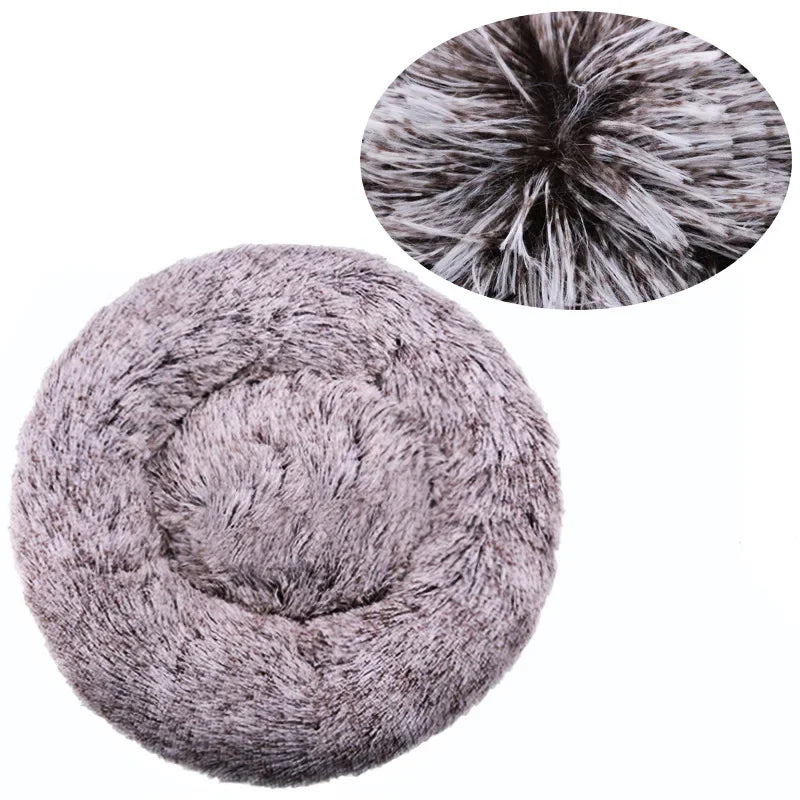 Super Soft Plush Cat & Dog Bed – Warm Nest, Cushion Basket, Ideal for Pets