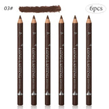 6/12Pcs Waterproof Eyebrow Pencil Beauty Tools