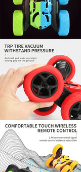 RC Stunt Car: 360° Flip, Double-Sided