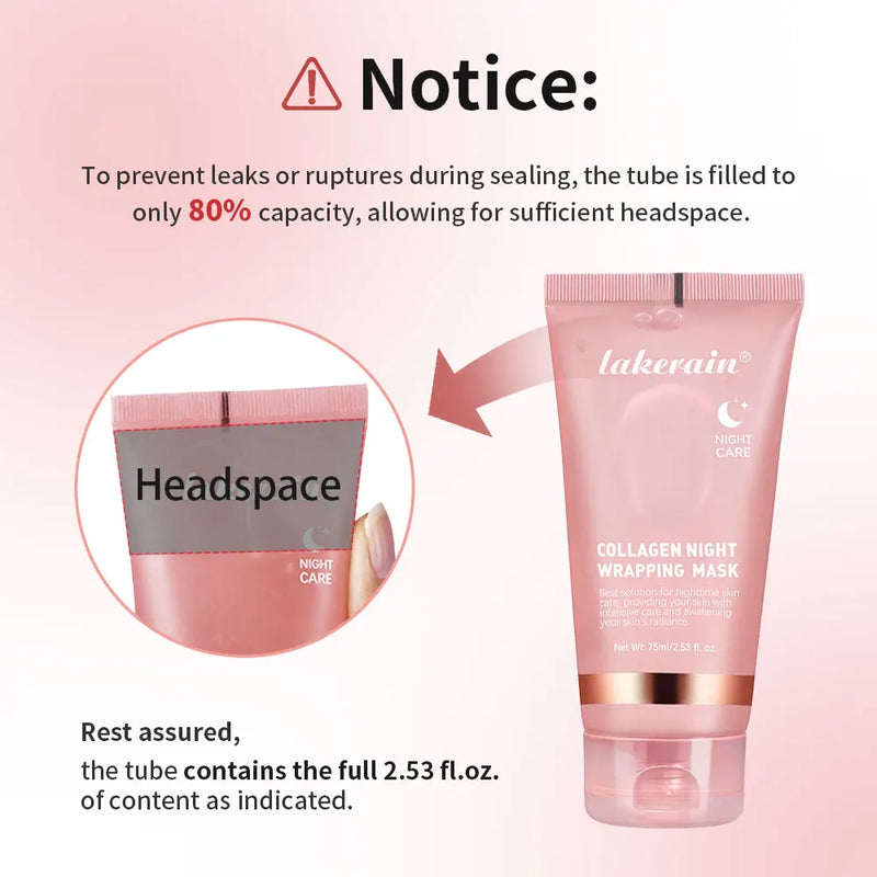Lakerain Collagen Night Mask – Hydrating & Firming Sleep Care for Radiant Skin™