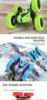 RC Stunt Car: 360° Flip, Double-Sided