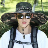 Breathable UPF 50 Fishing Sun Hat for Men & Women