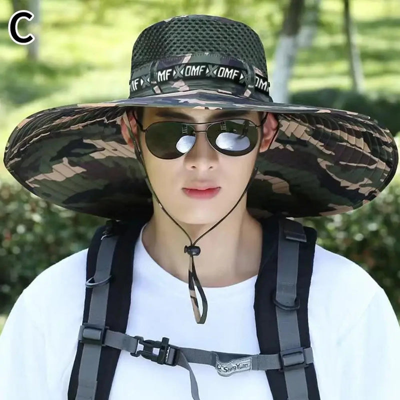Breathable UPF 50 Fishing Sun Hat for Men & Women