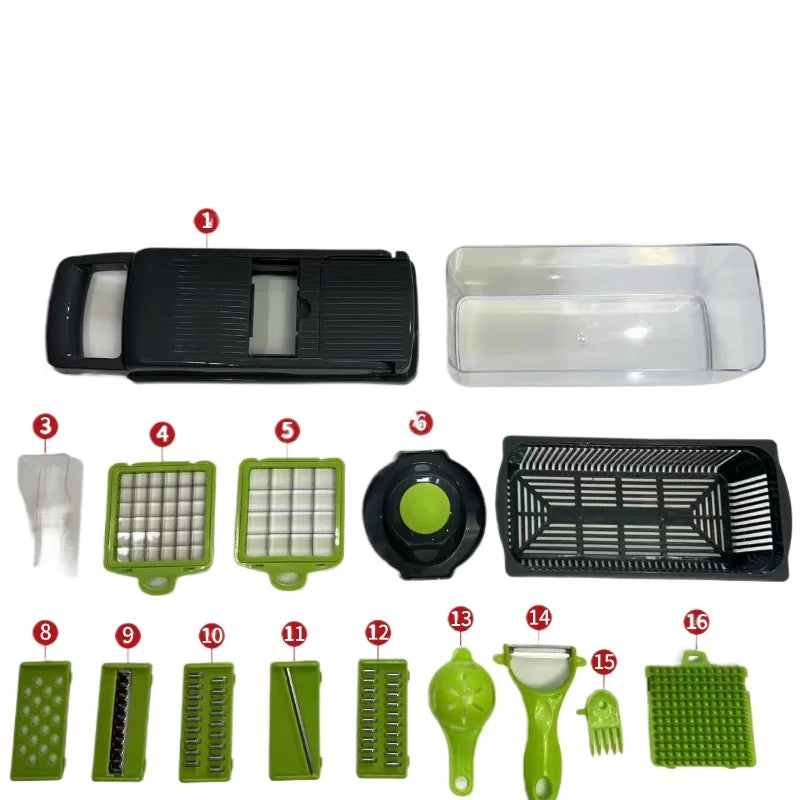 16-in-1 Multifunctional Vegetable Chopper