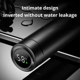 Black Smart Thermos Bottle 500ml