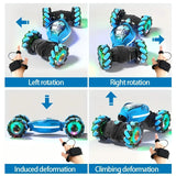 4WD RC Car Toy 2.4G Radio Remote Control Cars RC Watch Gesture Sensor Rotation Twist Stunt Drift Vehicle Toy for CHildren Kids