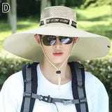 Breathable UPF 50 Fishing Sun Hat for Men & Women