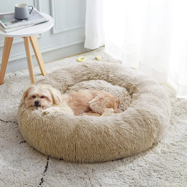 Super Soft Plush Cat & Dog Bed – Warm Nest, Cushion Basket, Ideal for Pets