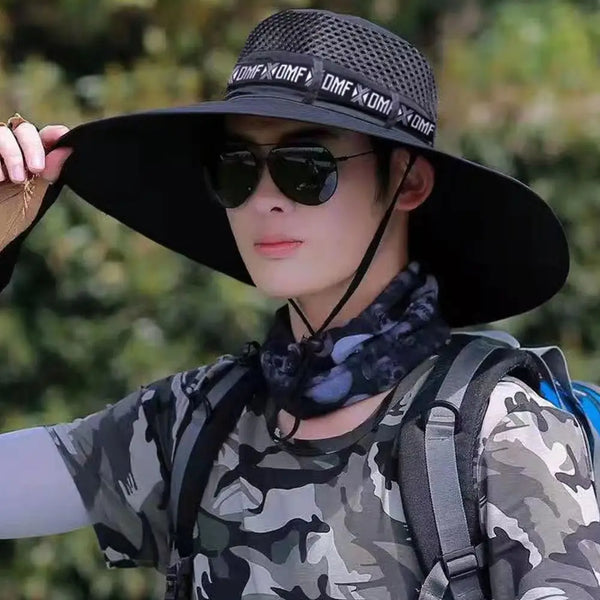 Breathable UPF 50 Fishing Sun Hat for Men & Women