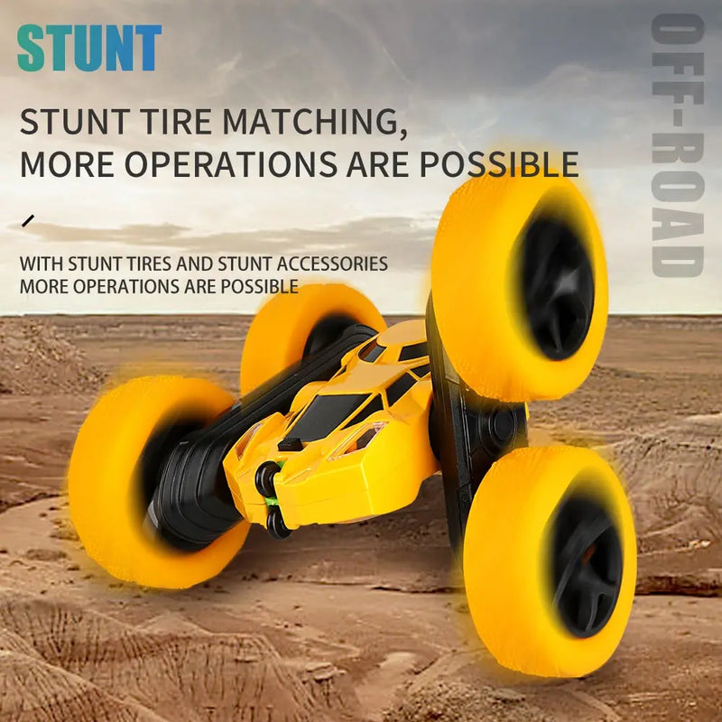 RC Stunt Car: 360° Flip, Double-Sided