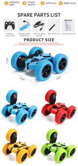 RC Stunt Car: 360° Flip, Double-Sided