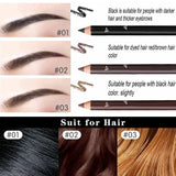 6/12Pcs Waterproof Eyebrow Pencil Beauty Tools