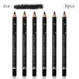 6/12Pcs Waterproof Eyebrow Pencil Beauty Tools