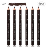 6/12Pcs Waterproof Eyebrow Pencil Beauty Tools