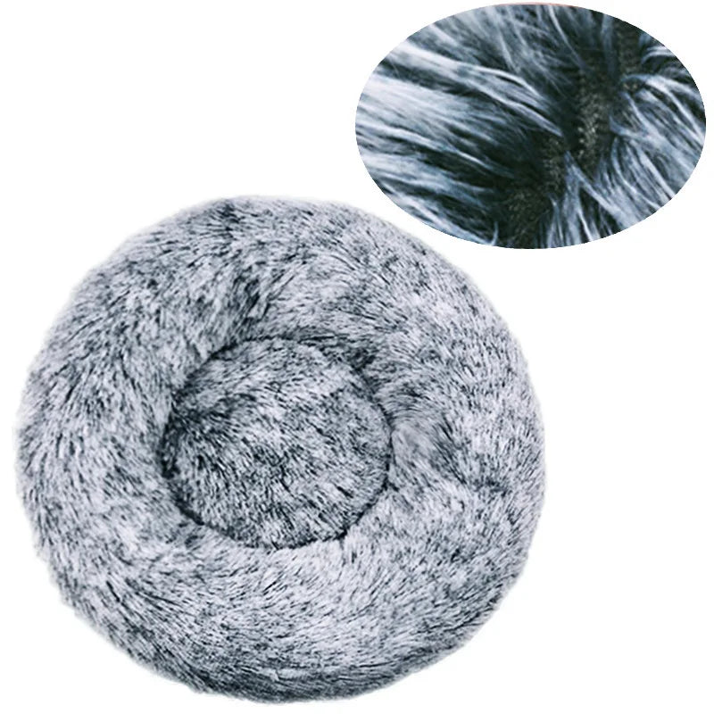 Super Soft Plush Cat & Dog Bed – Warm Nest, Cushion Basket, Ideal for Pets