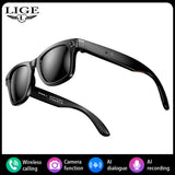 🕶️ Smart Glasses with Camera | AI-Powered Multifunction Wearable📸 Video & Photo Recording | 🎧 Bluetooth Calling | 🌐 AI Voice Translation | 💦 IP65 Waterproof