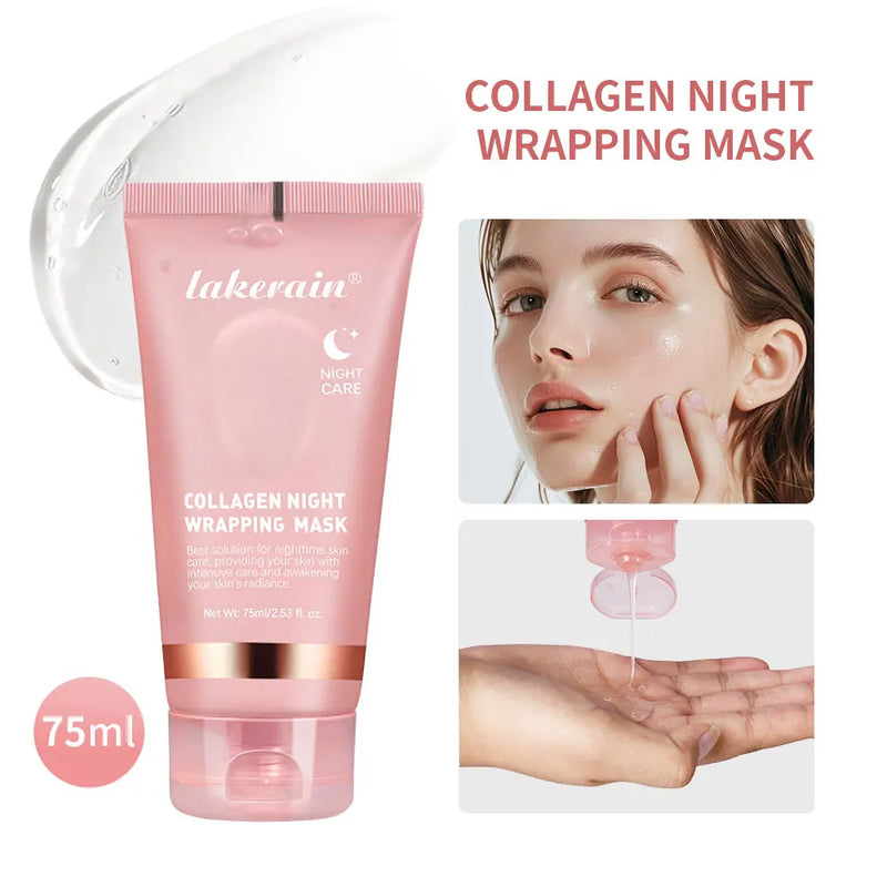 Lakerain Collagen Night Mask – Hydrating & Firming Sleep Care for Radiant Skin™