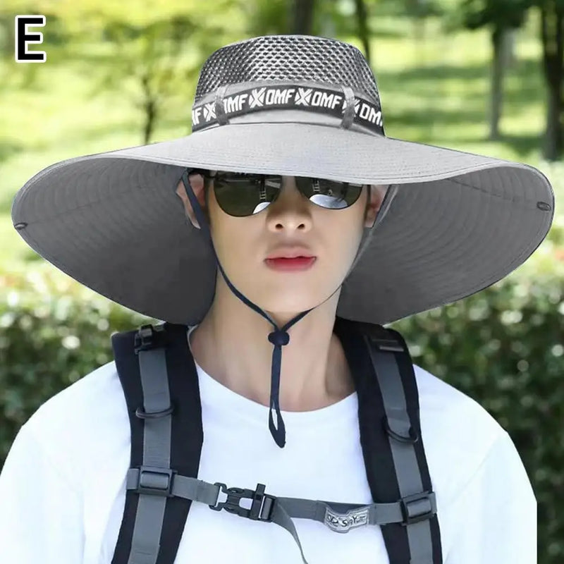 Breathable UPF 50 Fishing Sun Hat for Men & Women