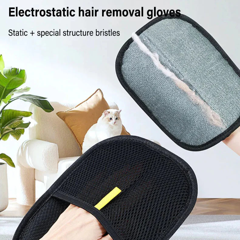 (Free Today) FurZap™ PRO: Electrostatic Pet Hair Remover Glove
