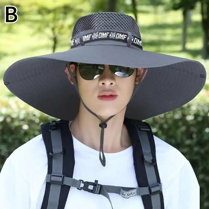 Breathable UPF 50 Fishing Sun Hat for Men & Women