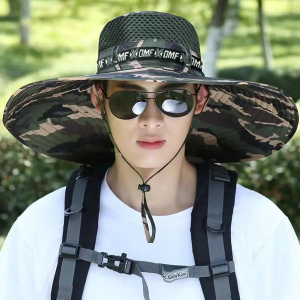 Breathable UPF 50 Fishing Sun Hat for Men & Women
