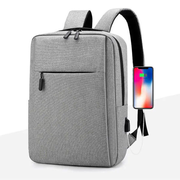 Xajzpa New Versatile Business Bag USB Rechargeable School Bag Waterproof Laptop Bag Backpack