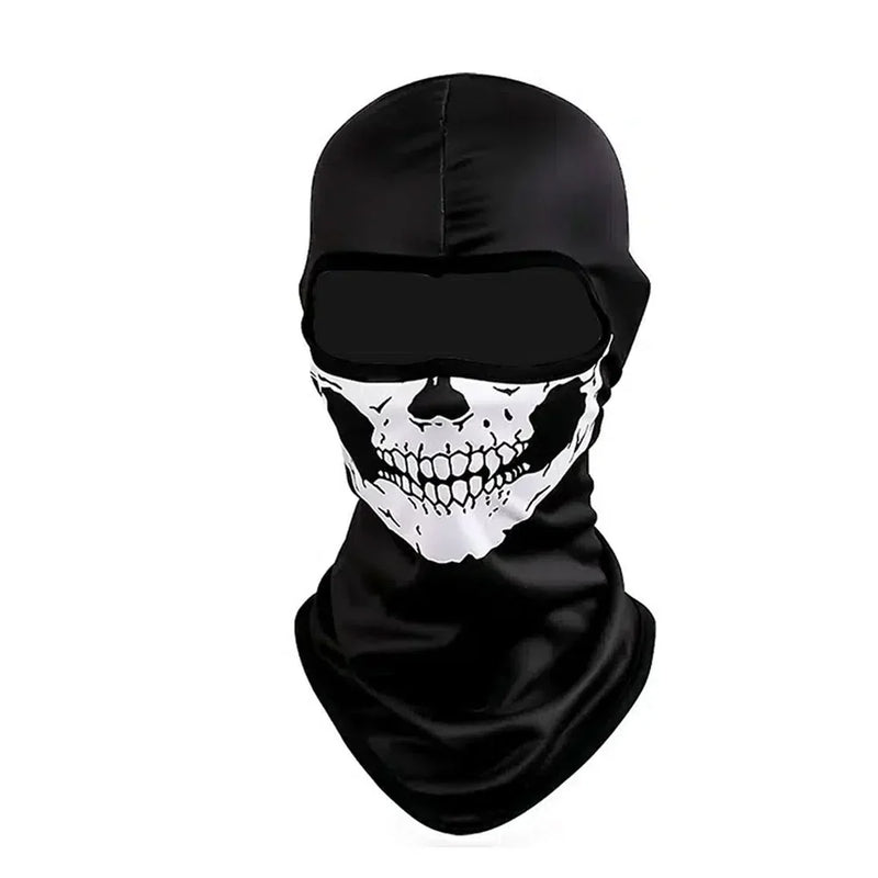 Halloween Skull Print Balaclava
