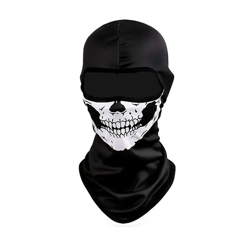 Halloween Skull Print Balaclava
