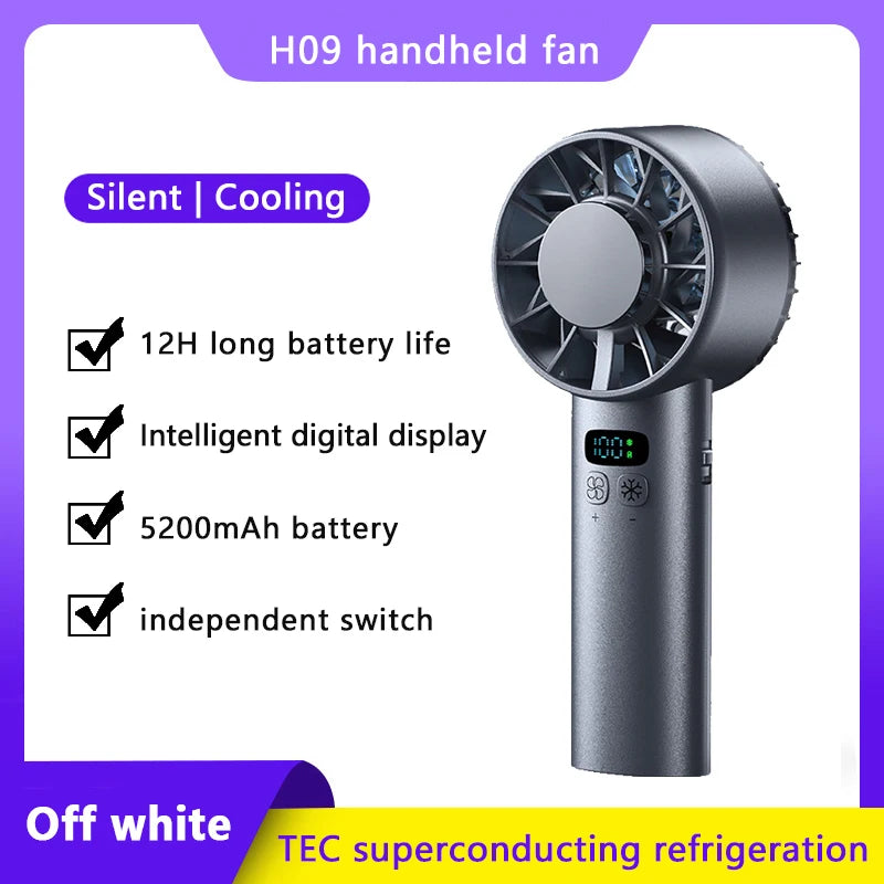 Portable USB Rechargeable Handheld Fan