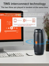 Bluetooth Speaker Dual Speaker Stereo Outdoor Tfusb Playback Fm Voice Broadcasting Portable Subwoofer 5.0 Wireless Speaker