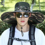 Breathable UPF 50 Fishing Sun Hat for Men & Women