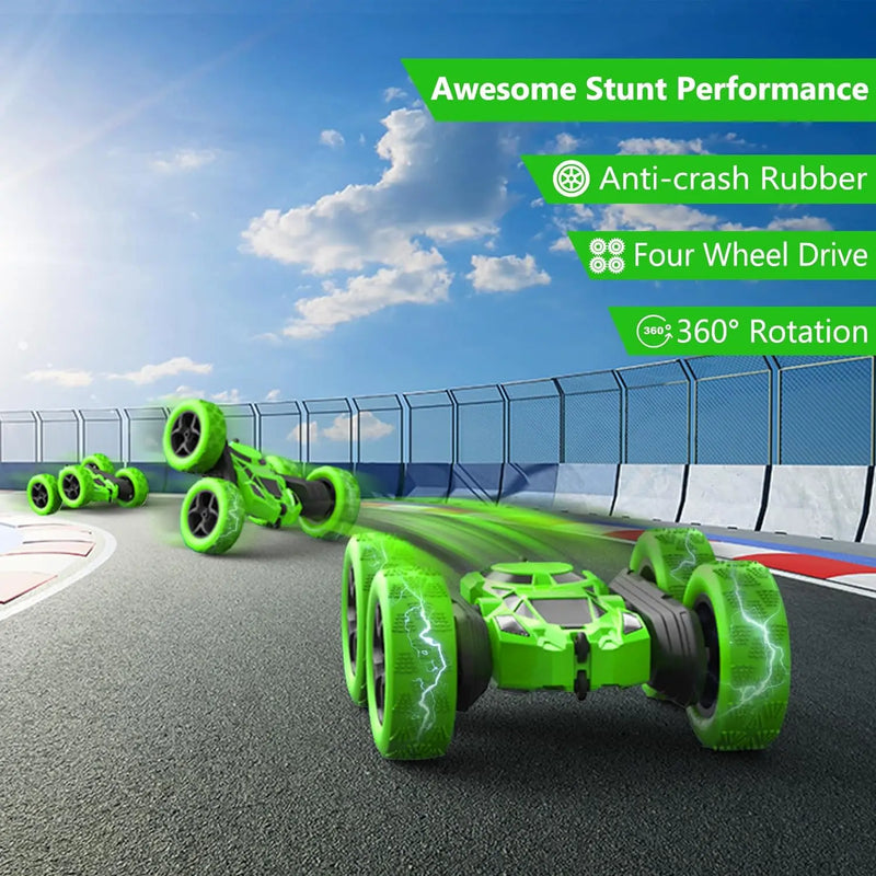 RC Stunt Car: 360° Flip, Double-Sided